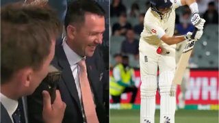Ashes 2nd Test: Joe Root Gets Hits on The Box by Mitchell Starc's Delivery; Ricky Ponting Makes Fun of England Captain's Running Between The Wickets | WATCH VIDEO